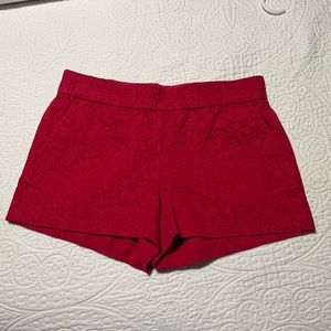 Magenta shorts fun material!